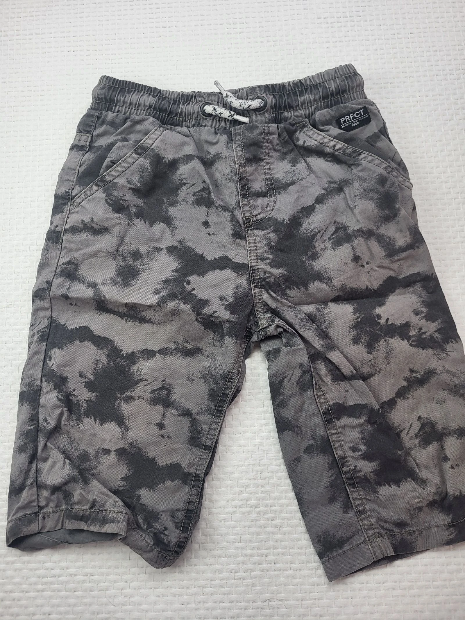Bermuda / Short gris camouflage Tie & Dye Dopodopo – 7/8 ans (128 cm)